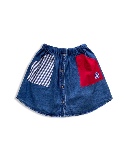 FRIDA Color Block Skirt No. 14  / SIZE  6 years